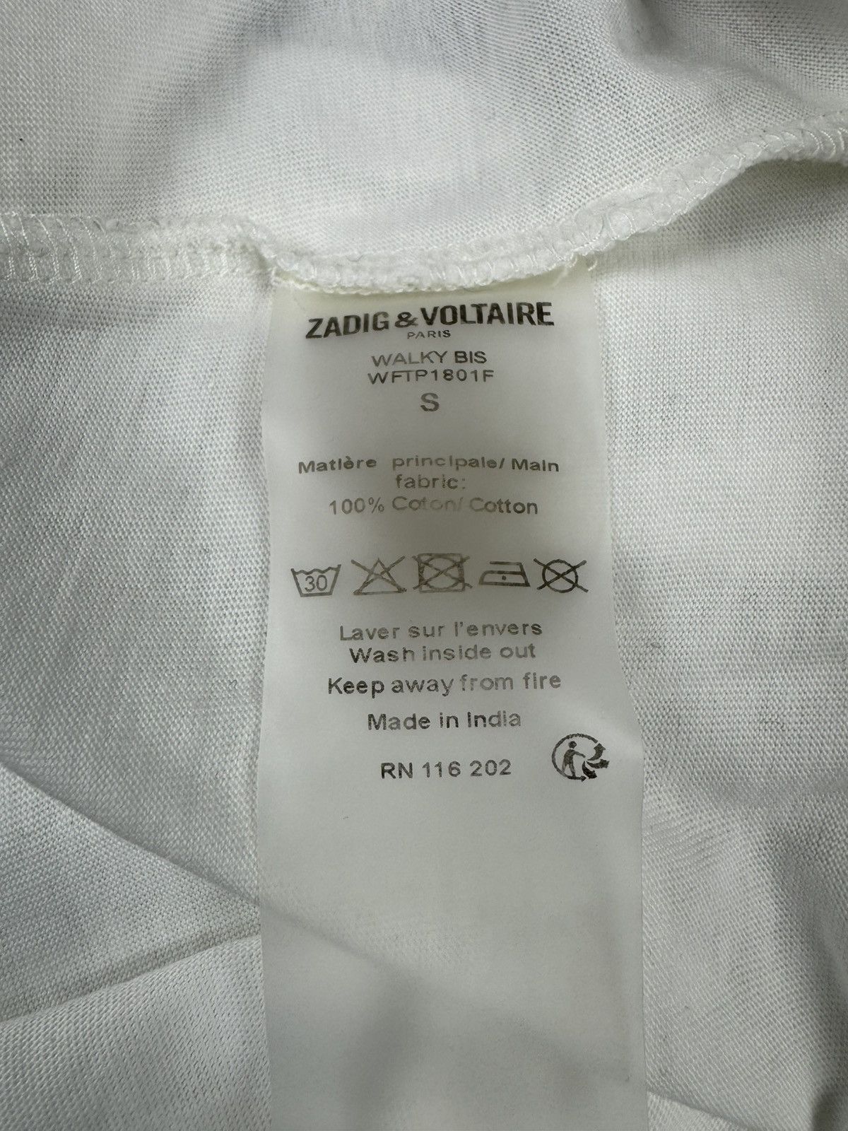 Zadig & Voltaire Zadig & Voltaire fiesta bowl american football graphic tee Size S / US 4 / IT 40 - 8 Thumbnail