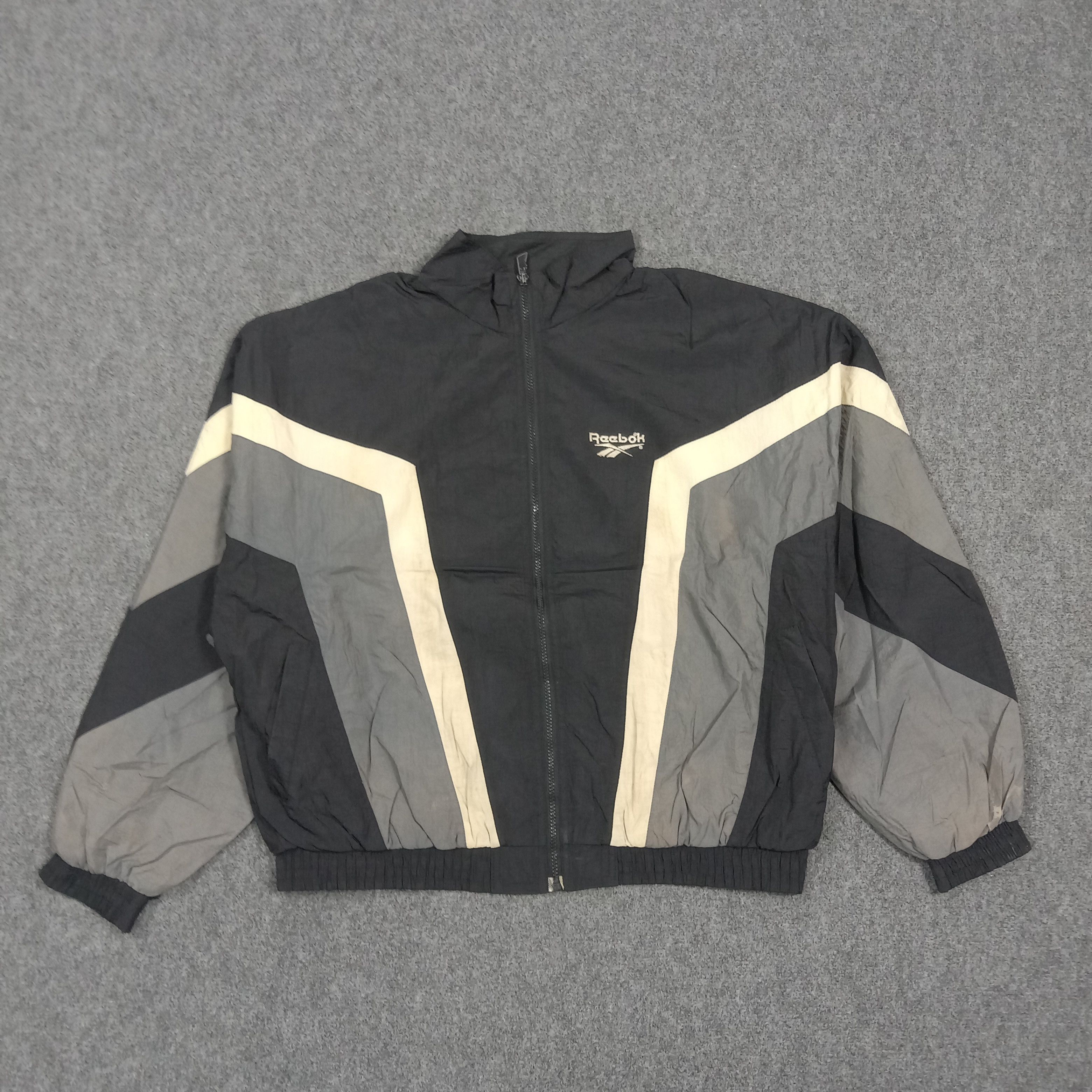 Reebok 90's Reebok Windbreaker Jacket Oversize C290N25 Size US M / EU 48-50 / 2 - 1 Thumbnail