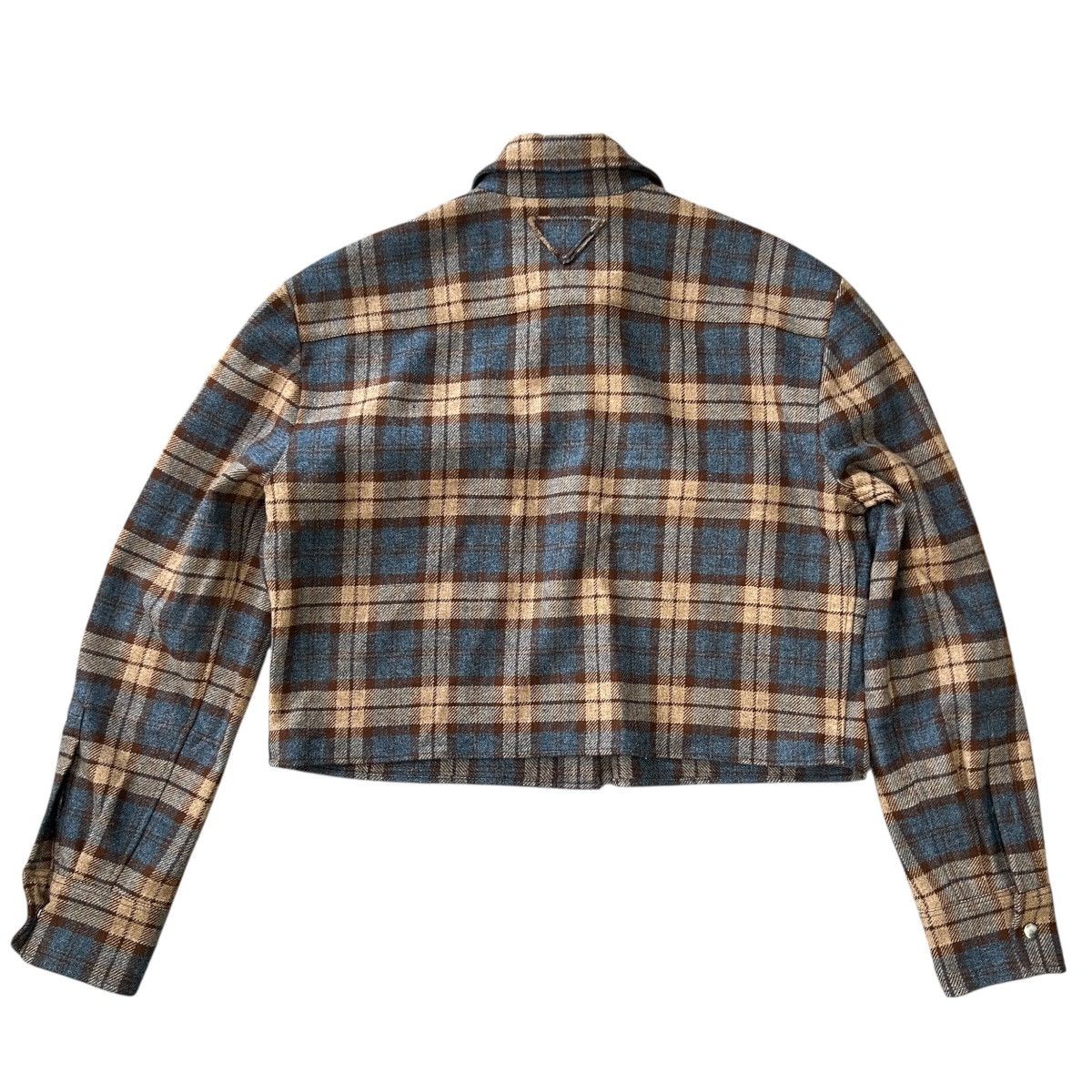Prada PRADA RAF SIMONS 2024AW Check Wool Twill Shirt & Skirt Setup Size S / US 4 / IT 40 - 13 Thumbnail