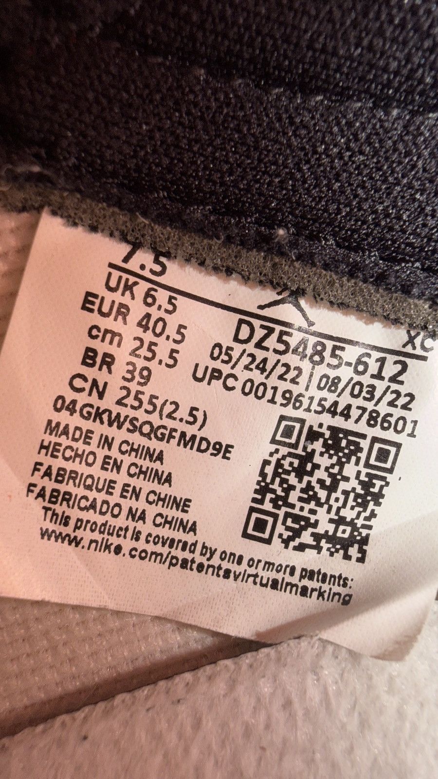Jordan Brand Jordan 1 "Lost and Found" Size US 7.5 / EU 40-41 - 8 Thumbnail