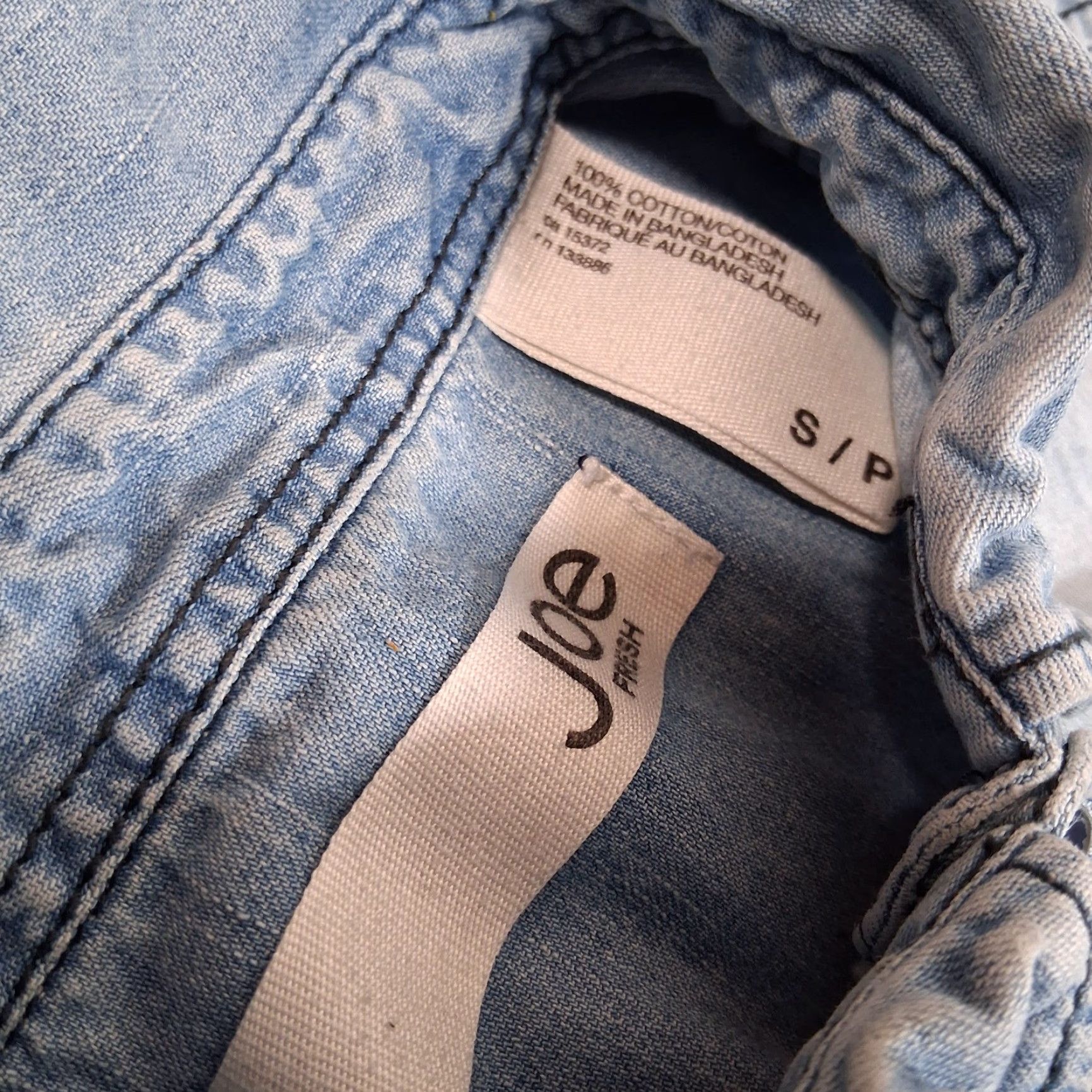 Vintage reworked Chambray Denim Shirt Small Farm Rooster Calico Cottagecore Farmer Size S / US 4 / IT 40 - 3 Thumbnail