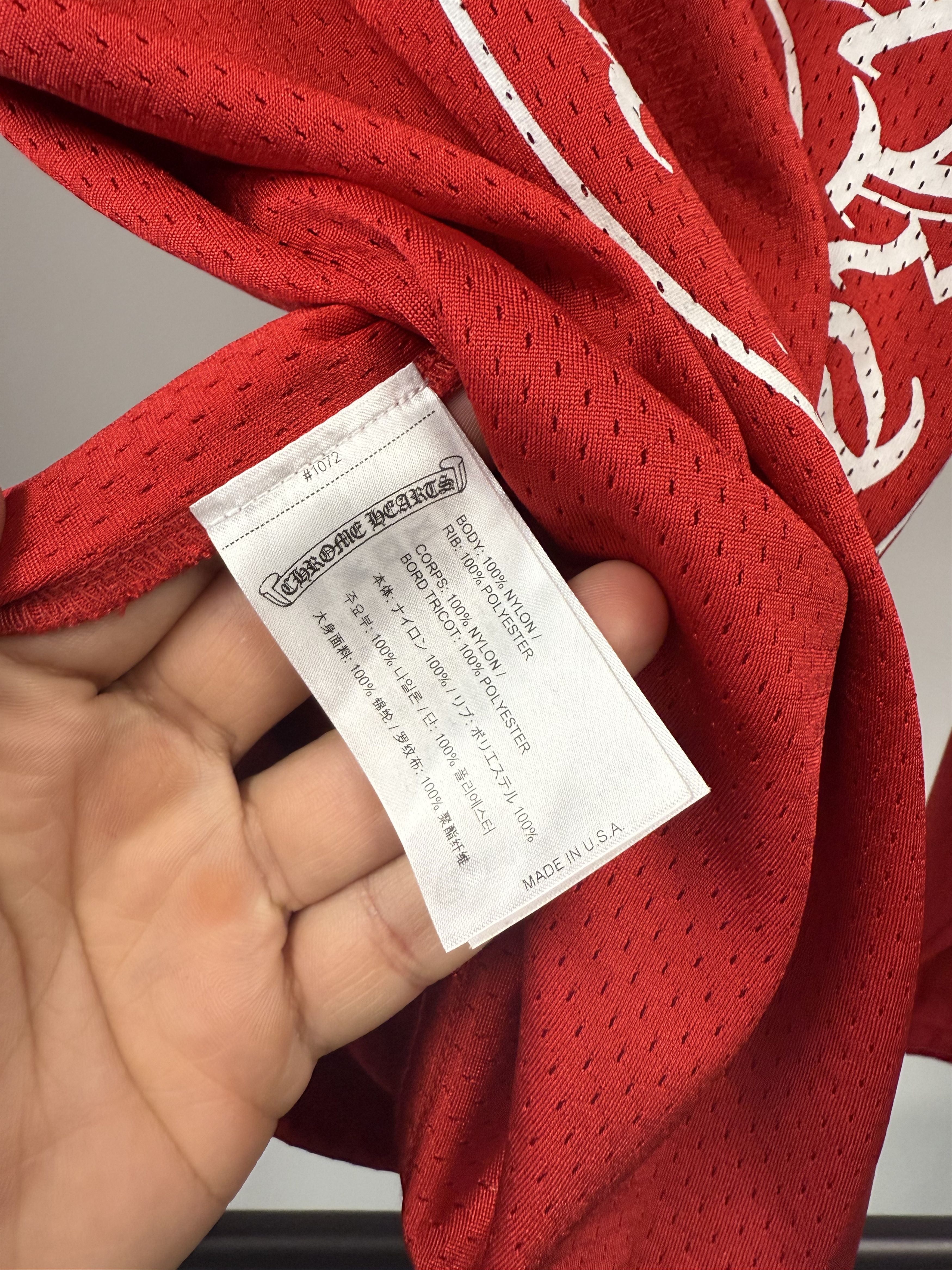 Chrome Hearts Chrome Hearts x Matty Boy "Form" Mesh LS Jersey Red - XS Size US XS / EU 42 / 0 - 7 Thumbnail