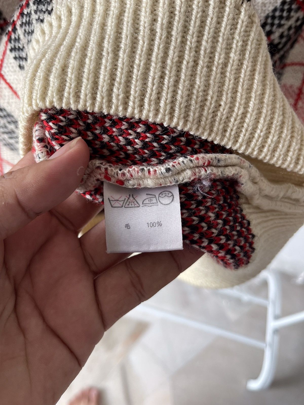 Issey Miyake 80s Issey Miyake Wool Plaid Knitwear A1 Size US S / EU 44-46 / 1 - 10 Thumbnail