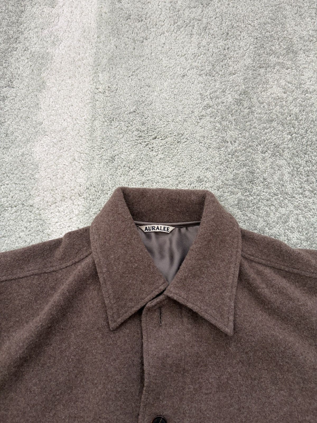 Auralee Auralee Cashmere Wool Brushed Jersey Big Shirt Size US M / EU 48-50 / 2 - 3 Thumbnail
