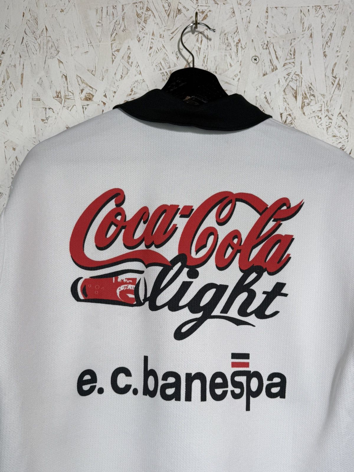 Vintage Vintage Coca Cola Light EC Banespa Brazil Jersey 90s Rare Size US L / EU 52-54 / 3 - 8 Thumbnail
