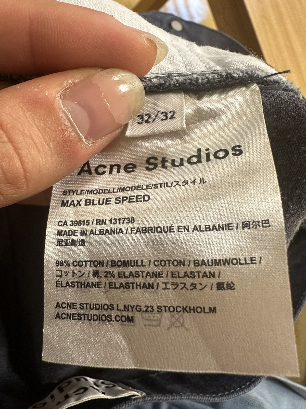 Acne Studios Max Blue Jeans Size US 32 / EU 48 - 6 Thumbnail