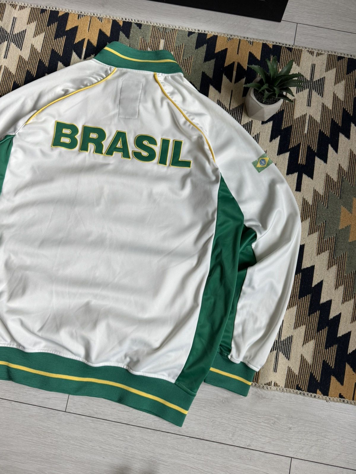 Vintage Vintage Brazil Blockcore Y2K Track Top Jacket Size US XL / EU 56 / 4 - 4 Thumbnail