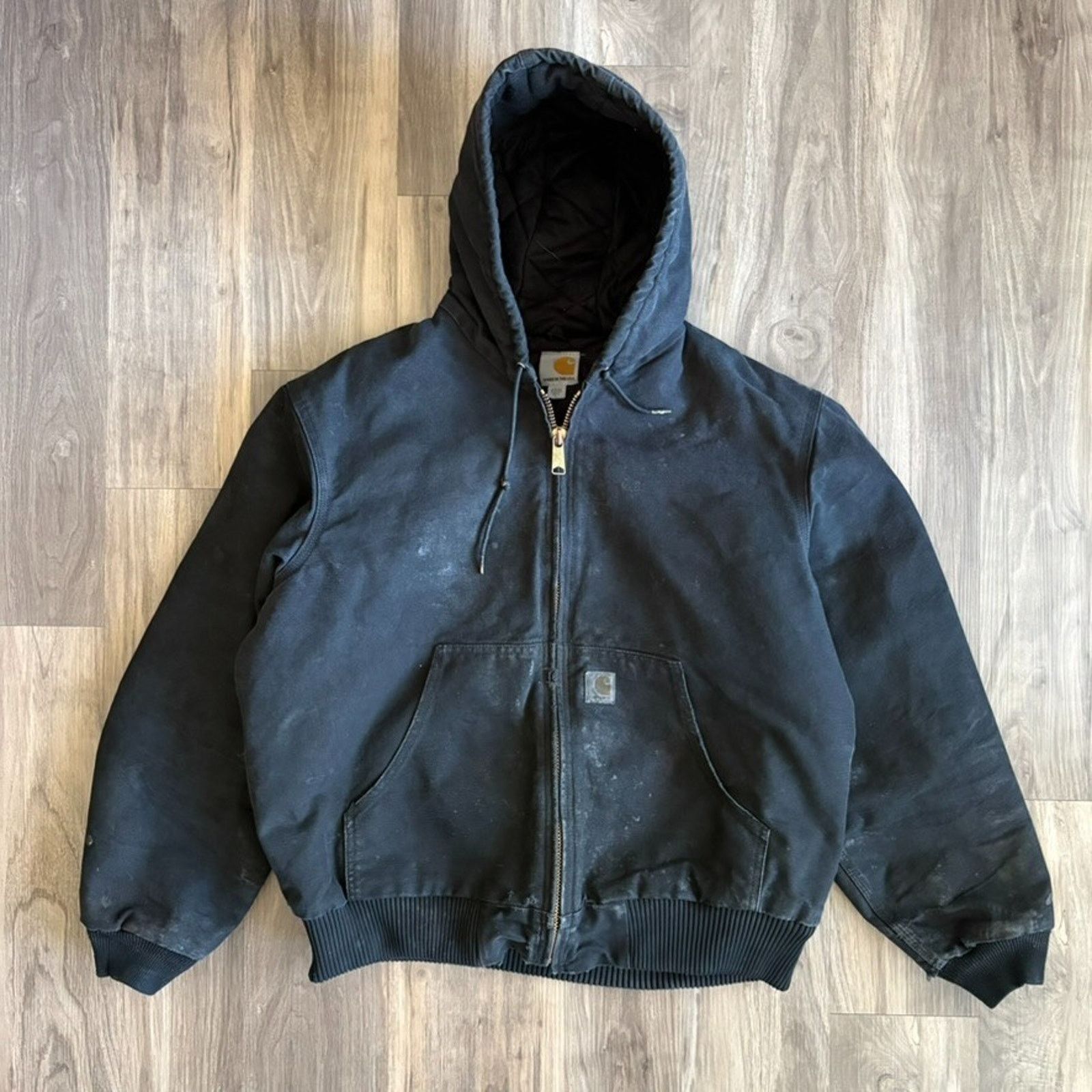 Carhartt × Vintage Vintage Carhartt J140 Canvas Jacket Men’s Size L Black Size US L / EU 52-54 / 3 - 1 Thumbnail
