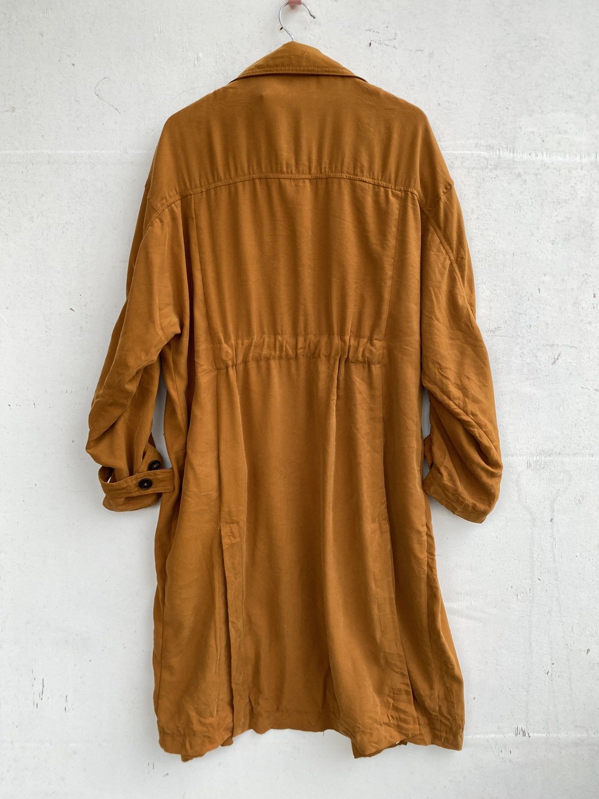 Zara Zara Woman Draped Lightweight Trench Coat – Oversized Fit Size XS / US 0-2 / IT 36-38 - 4 Thumbnail