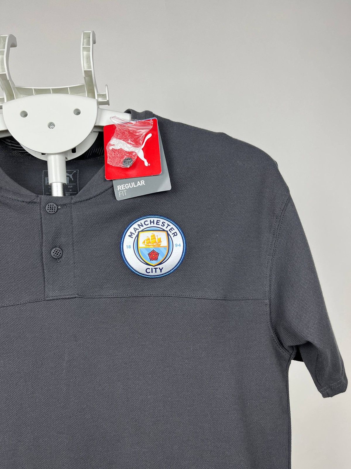 Puma Puma Manchester City Polo Shirt Medium Grey BNWT Official Size US M / EU 48-50 / 2 - 2 Thumbnail