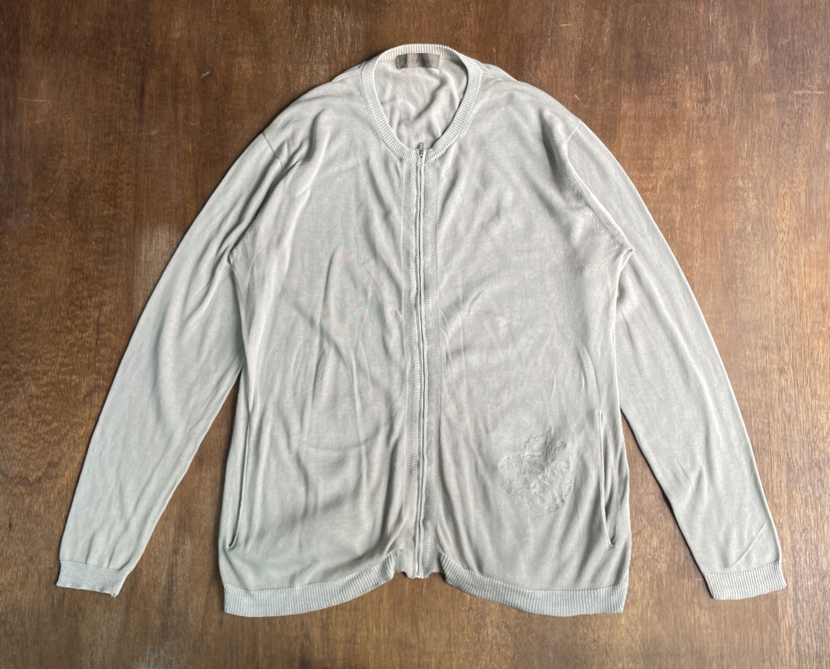 Yohji Yamamoto Y's for men YOHJI YAMAMOTO Zipped Cardigan Made in Japan Size US L / EU 52-54 / 3 - 1 Thumbnail
