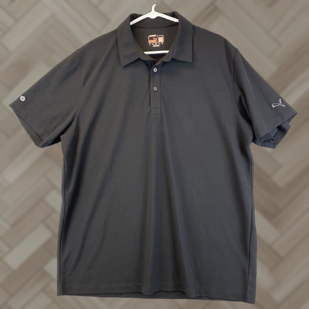 Puma PUMA Golf Men's XL Polo Shirt Black 53-33 Extra Large Regular 100% Cotton Athletic Polo Black / 53-33 Polo Shirt Men PUMA Golf XL Size US XL / EU 56 / 4 - 1 Thumbnail