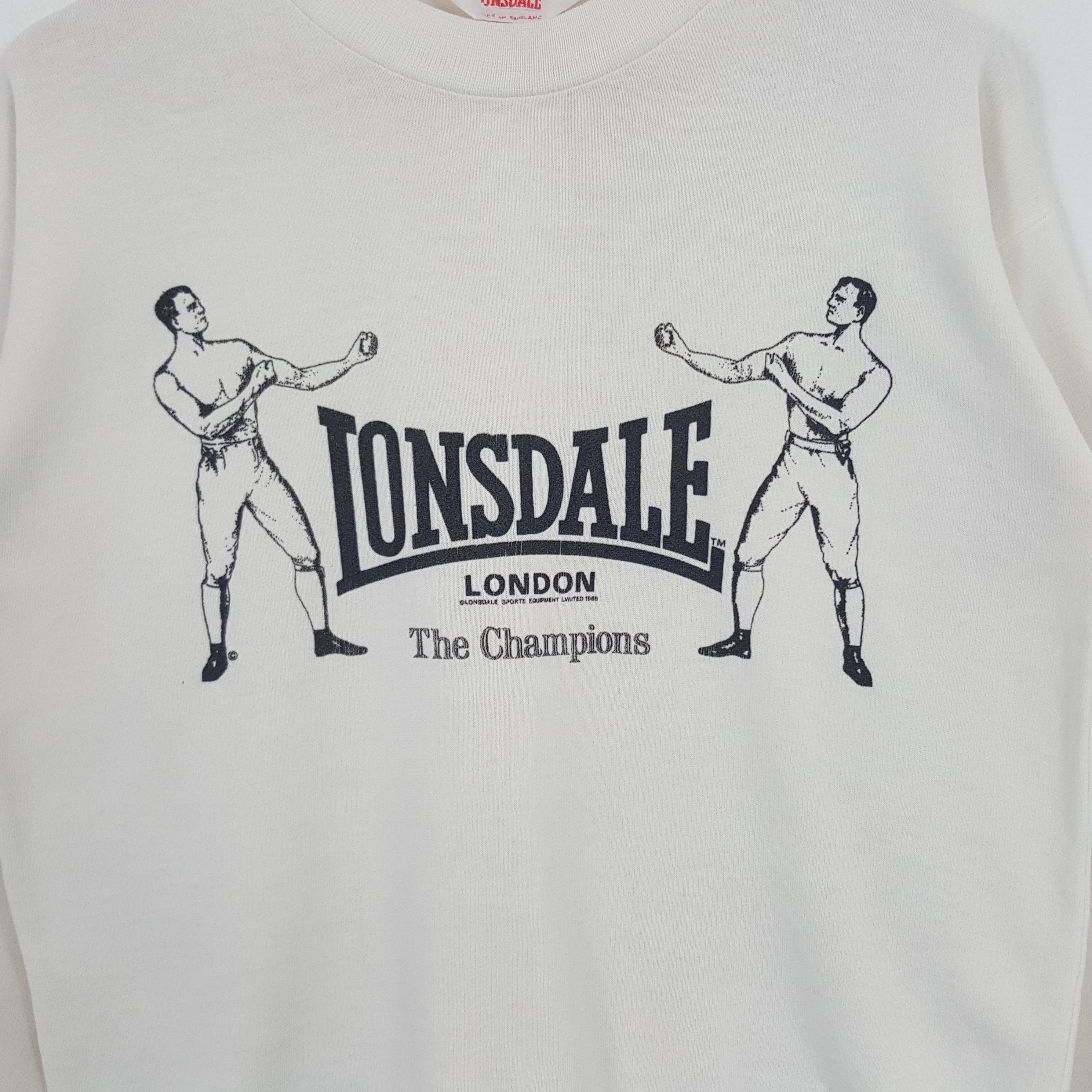 Lonsdale × Vintage Vintage Lonsdale London The Champion England Sweatshirt Size US L / EU 52-54 / 3 - 3 Thumbnail