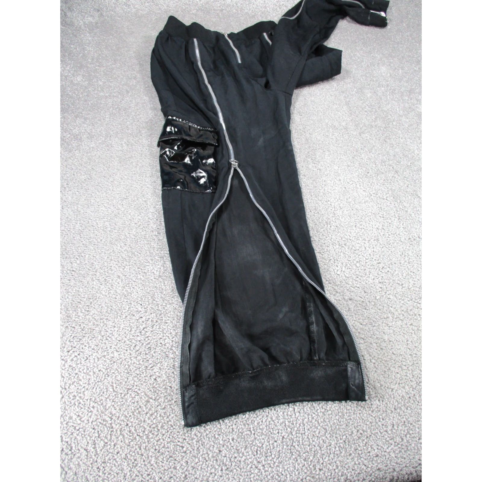 Nike Nike Cargo Joggers Womens Small Black Full Length Zippered Leg Size 28" / US 6 / IT 42 - 3 Thumbnail