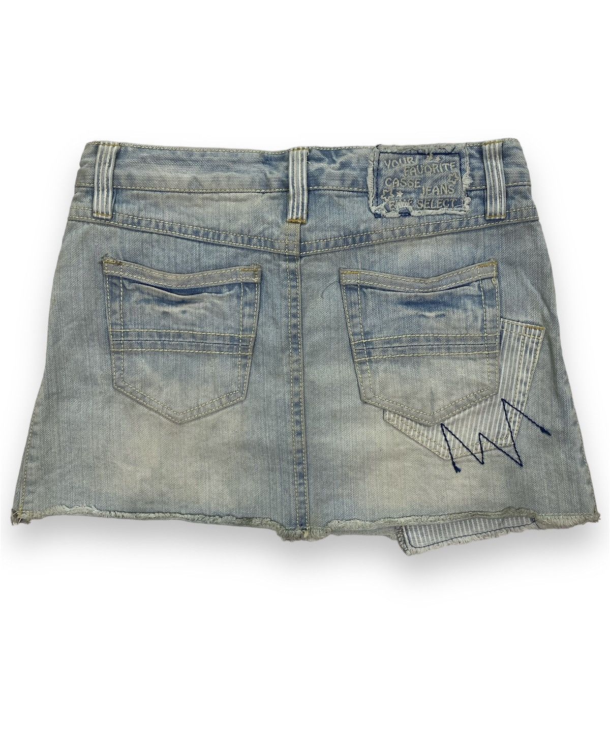 Japanese Brand Dirty Distressed Skirt Size 29" - 2 Thumbnail