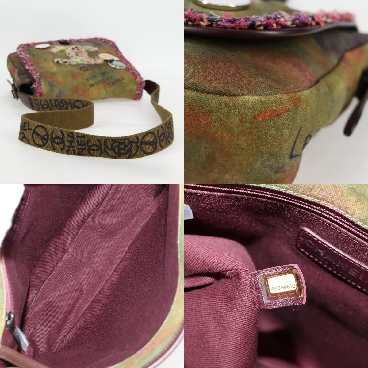 Chanel Chanel Embroidery Graffiti Shoulder Bag Size ONE SIZE - 4 Thumbnail
