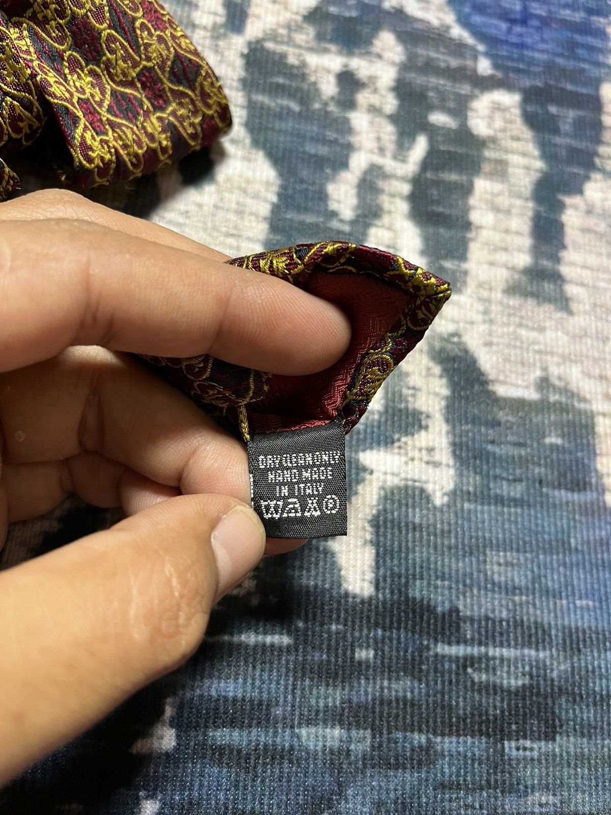 Handmade × Vintage 🔥Vintage Handmade Necktie Gold Chain By Italian Size ONE SIZE - 5 Thumbnail
