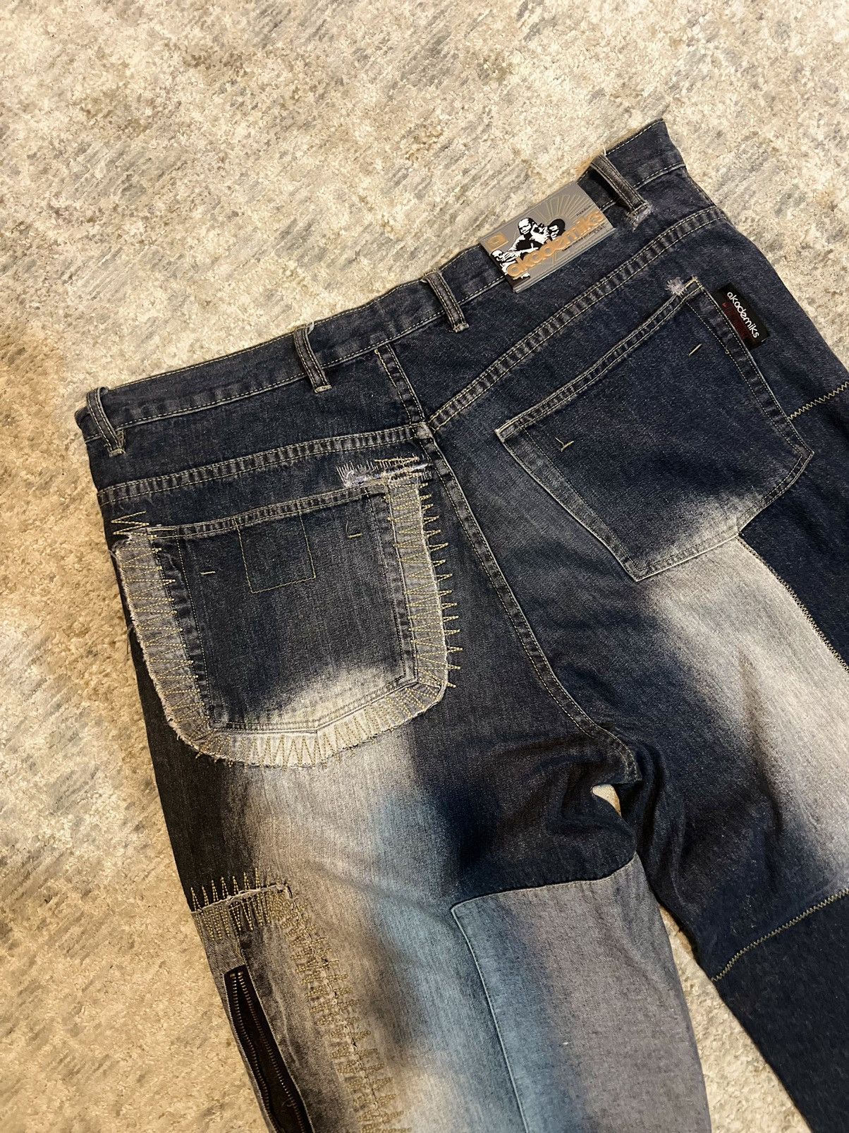 Akademiks Akademiks jeans PATCH WORK Denim Pants Size US 36 / EU 52 - 15 Thumbnail