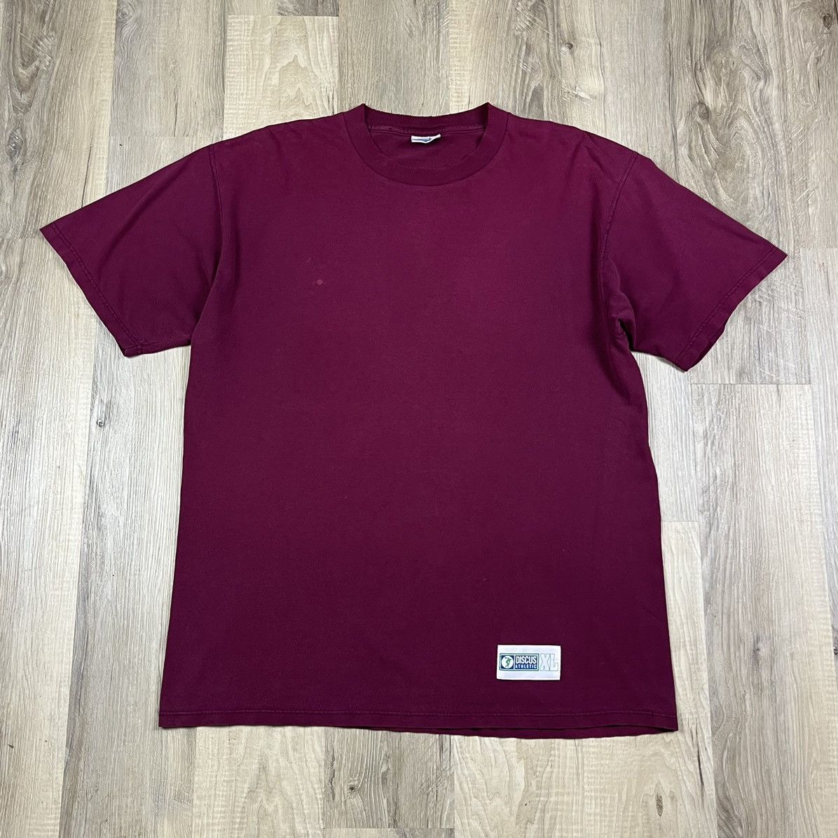 Vintage Vintage Blank Tshirt Discuss Athletic Distressed Sun Faded Size US XL / EU 56 / 4 - 1 Thumbnail