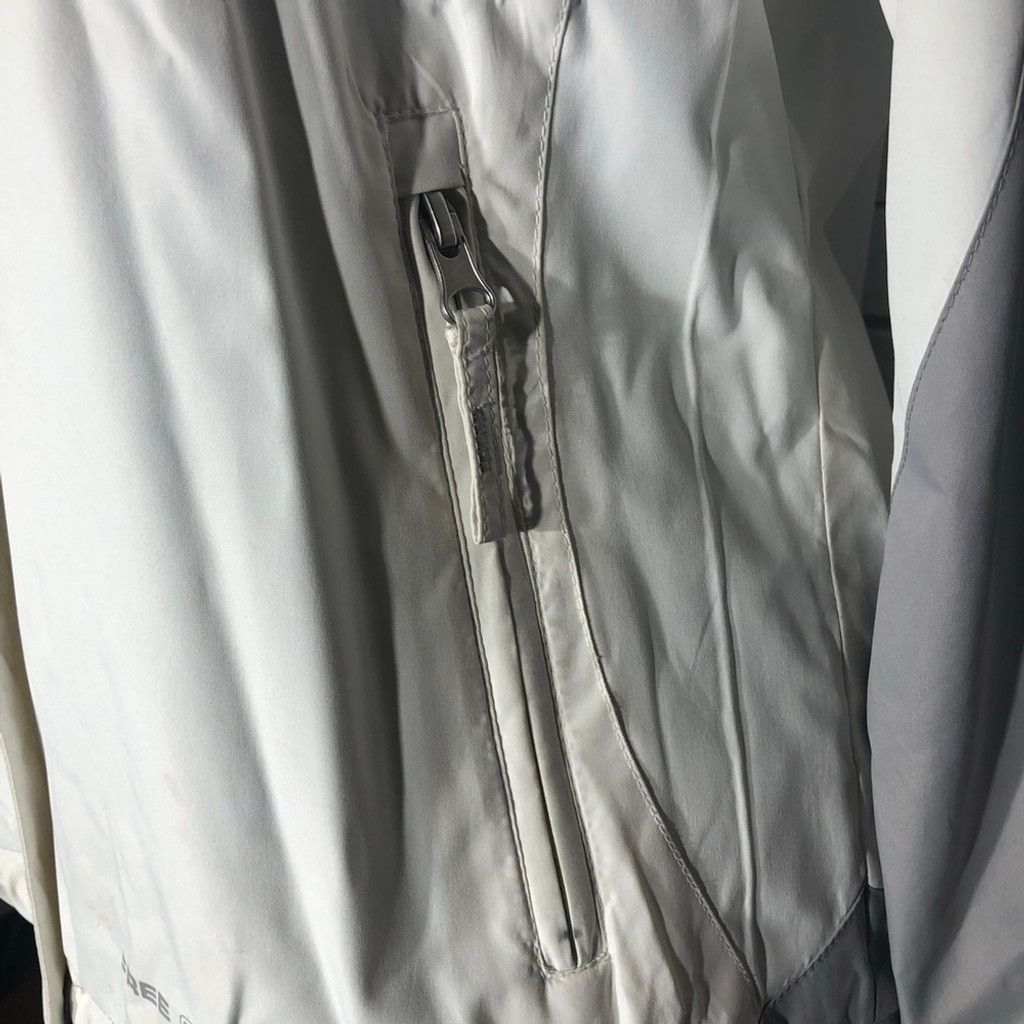 Free Country Free Country Windbreaker Jacket Hooded White/Gray sz M Size M / US 6-8 / IT 42-44 - 7 Thumbnail