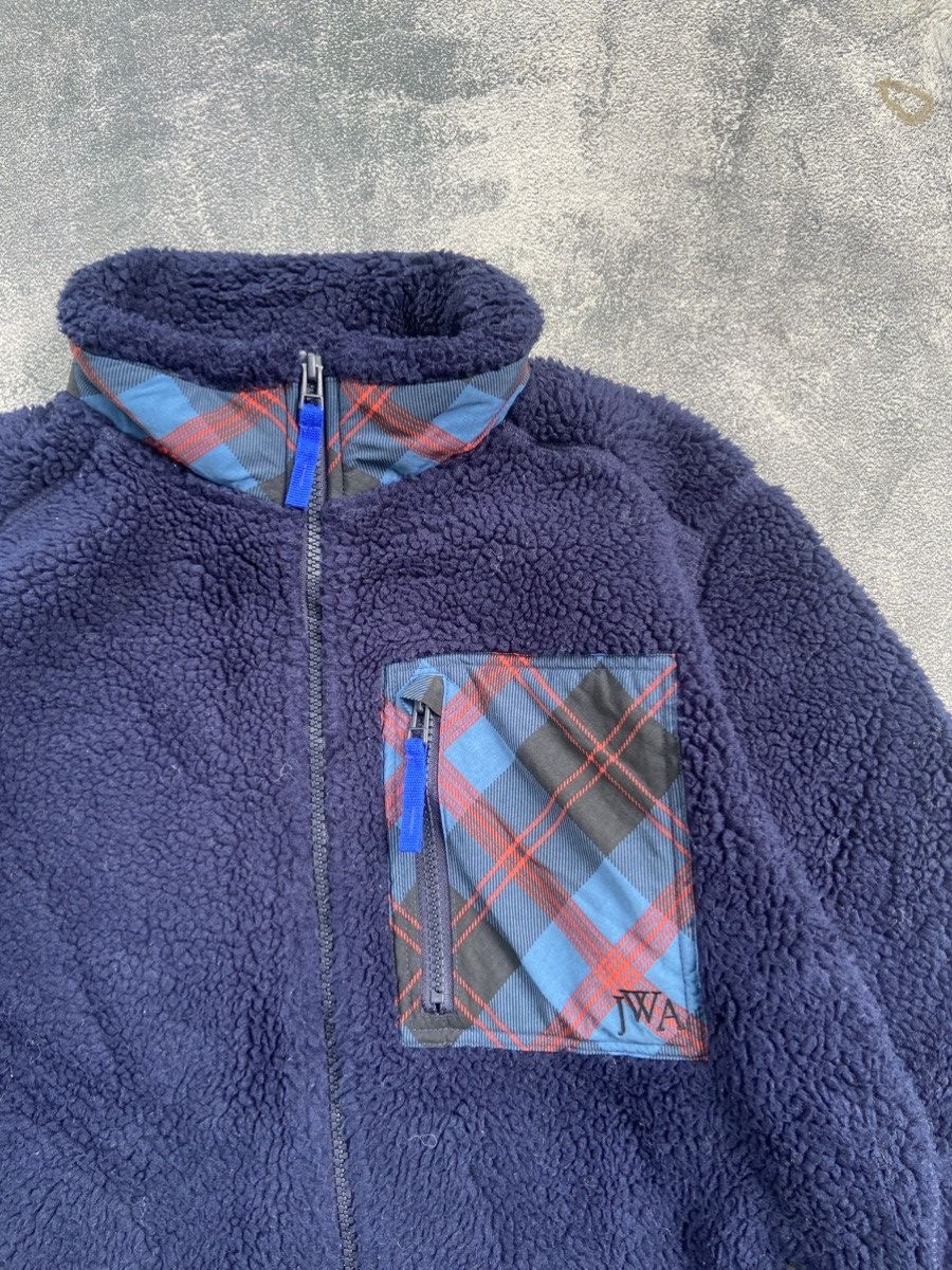 JW Anderson × Uniqlo Uniqlo JW Anderson Fleece Jacket navy tartan pockey Size US M / EU 48-50 / 2 - 4 Thumbnail