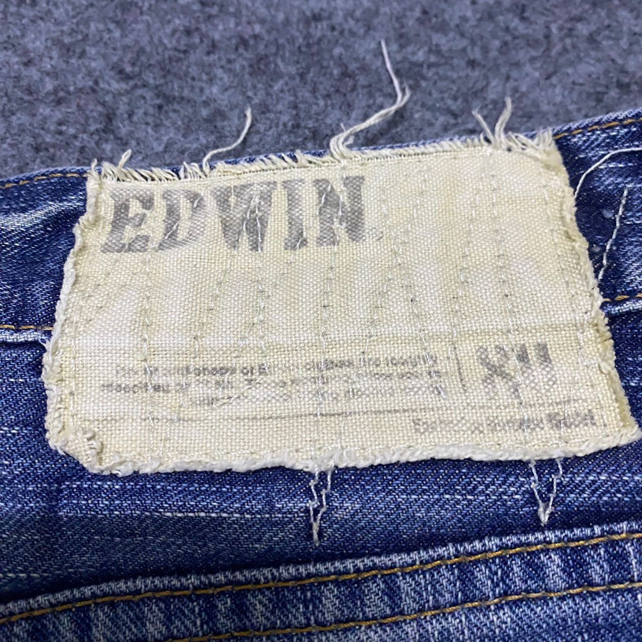 Edwin 💥Flare💥Vintage Edwin Exclusive Vintage Distressed Denim Size US 33 - 16 Thumbnail