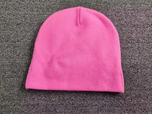 Robert Lewis Prince No Cuff Graphic Beanie Hat Pink Color Size ONE SIZE - 2 Thumbnail