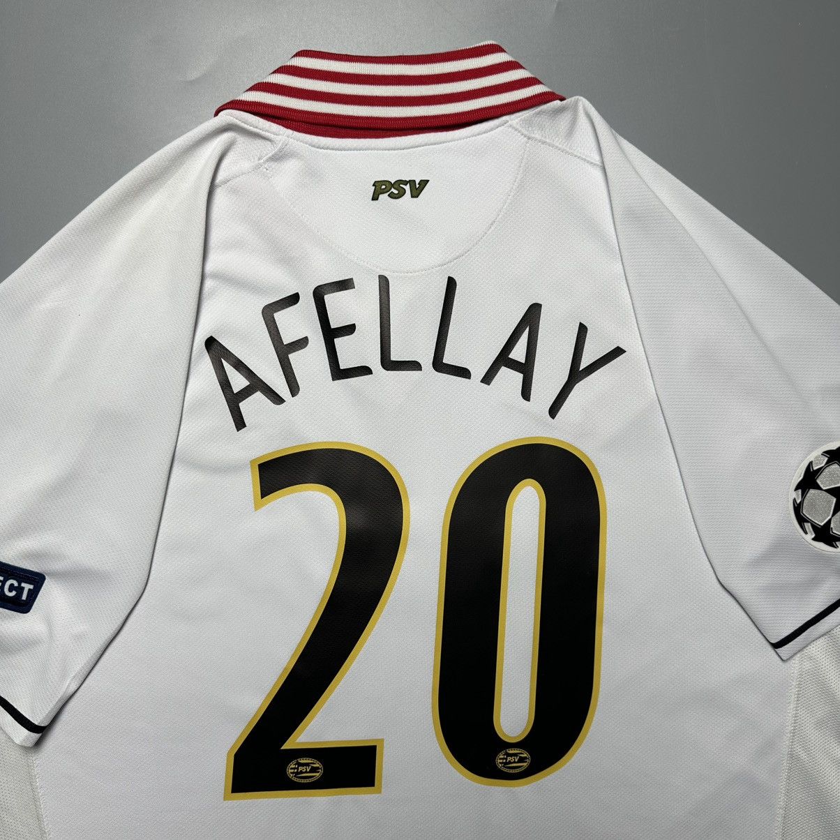 Nike PSV EINDHOVEN NIKE 2007/2009 SOCCER AWAY JERSEY #20 AFELLAY Size US XXL / EU 58 / 5 - 13 Thumbnail