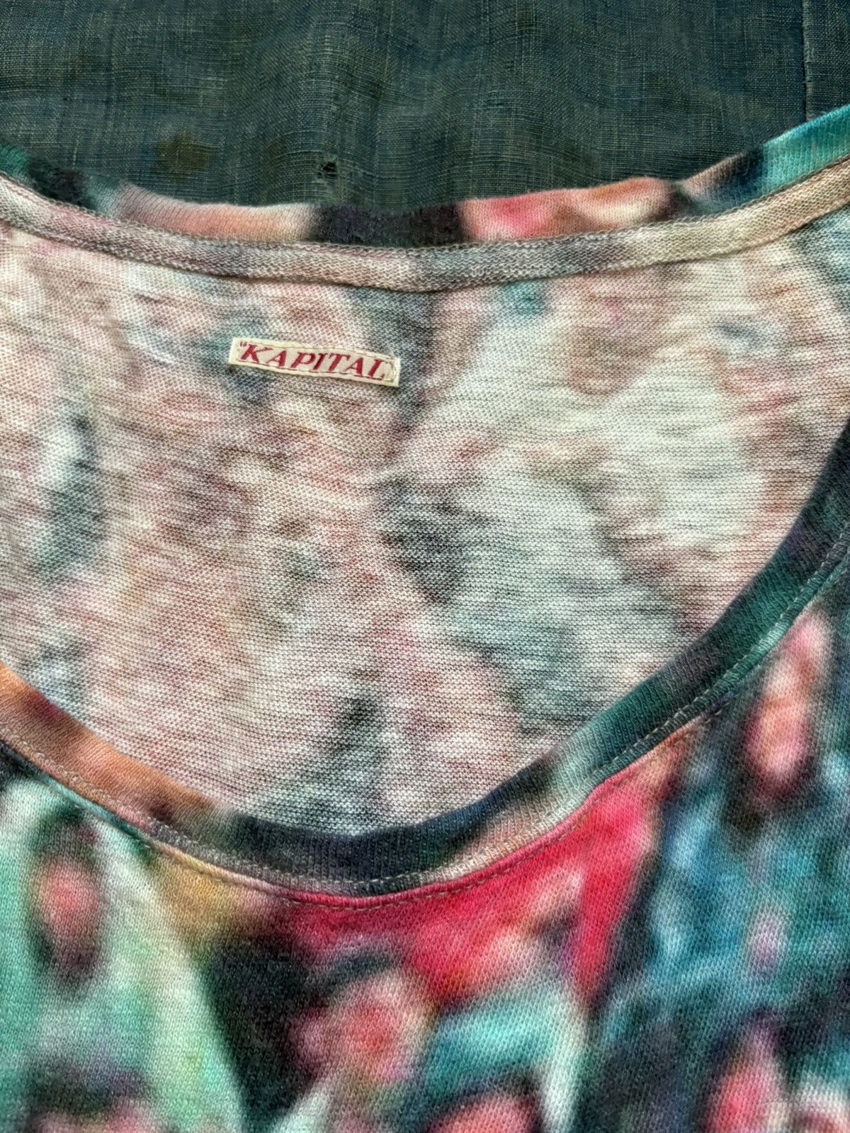 Kapital × Kapital Kountry KAPITAL festival printed Long Sleeve T-Shirt Size US XL / EU 56 / 4 - 7 Thumbnail