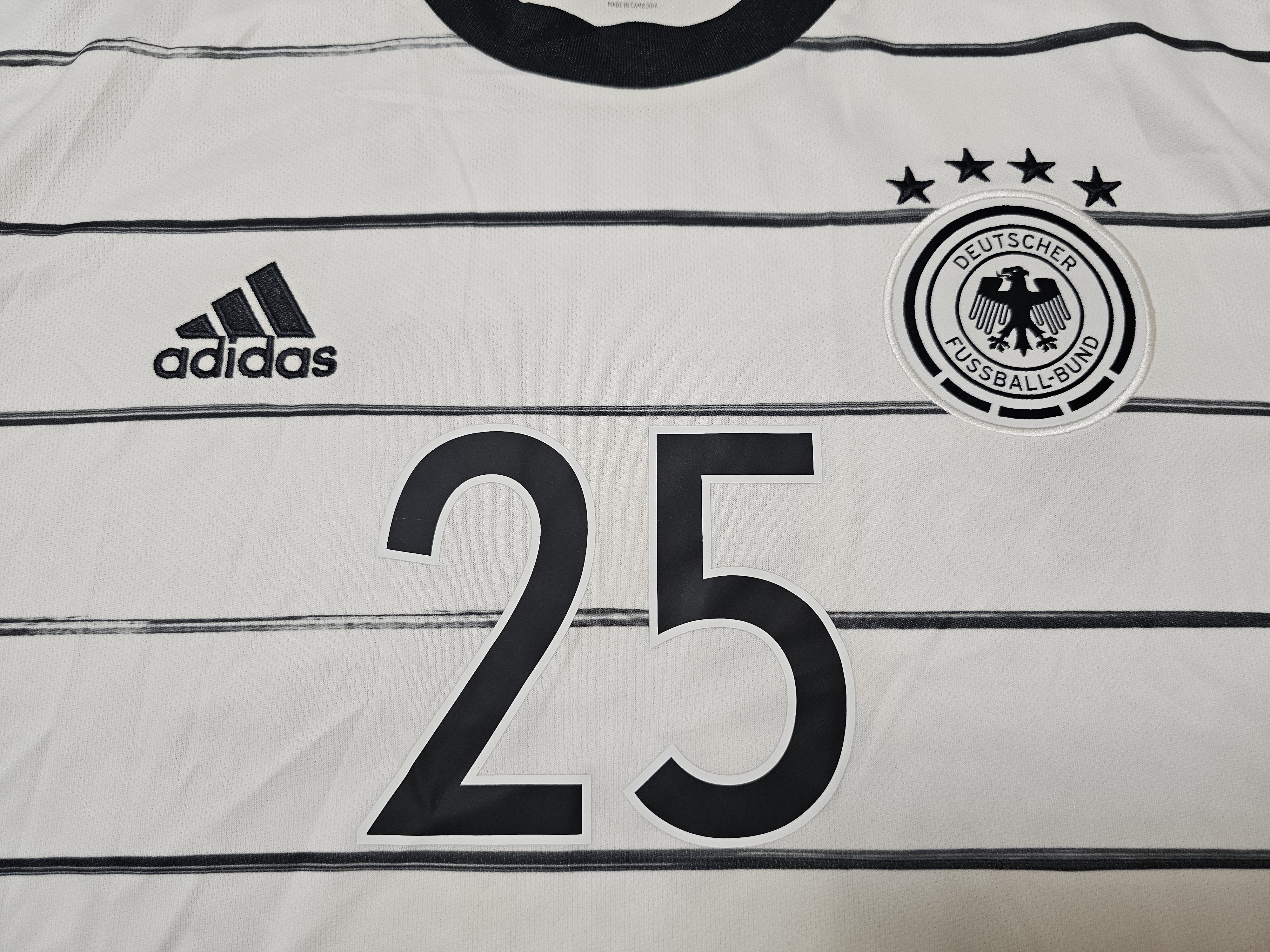 Adidas × All Sport GERMANY 2019 2021 HOME MULLER FOOTBALL SHIRT SOCCER JERSEY Size US XL / EU 56 / 4 - 3 Thumbnail