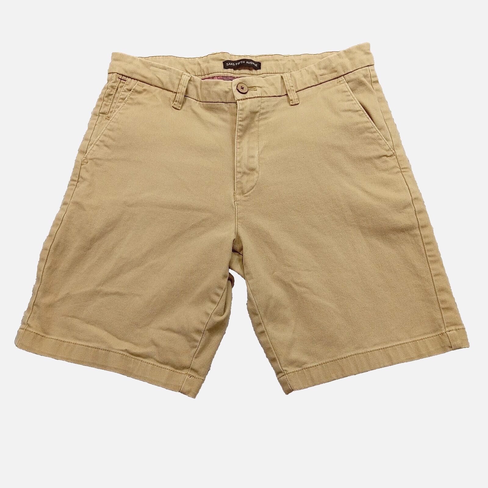 Saks Fifth Avenue Saks Fifth Ave Shorts 30 Men Casual Beige Denim Jean Pockets Size US 30 / EU 46 - 1 Thumbnail