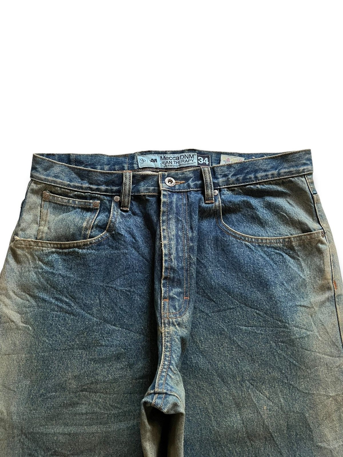 Japanese Brand Vintage Japanese Brand Faded Wash Classic Style Baggy Jeans Size US 34 / EU 50 - 4 Thumbnail
