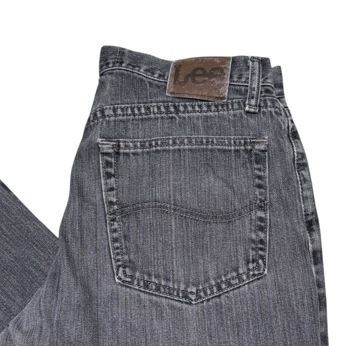 Lee Lee Regular Fit Gray Faded Jean Pants Men’s 32x30 Size US 32 / EU 48 - 2 Thumbnail