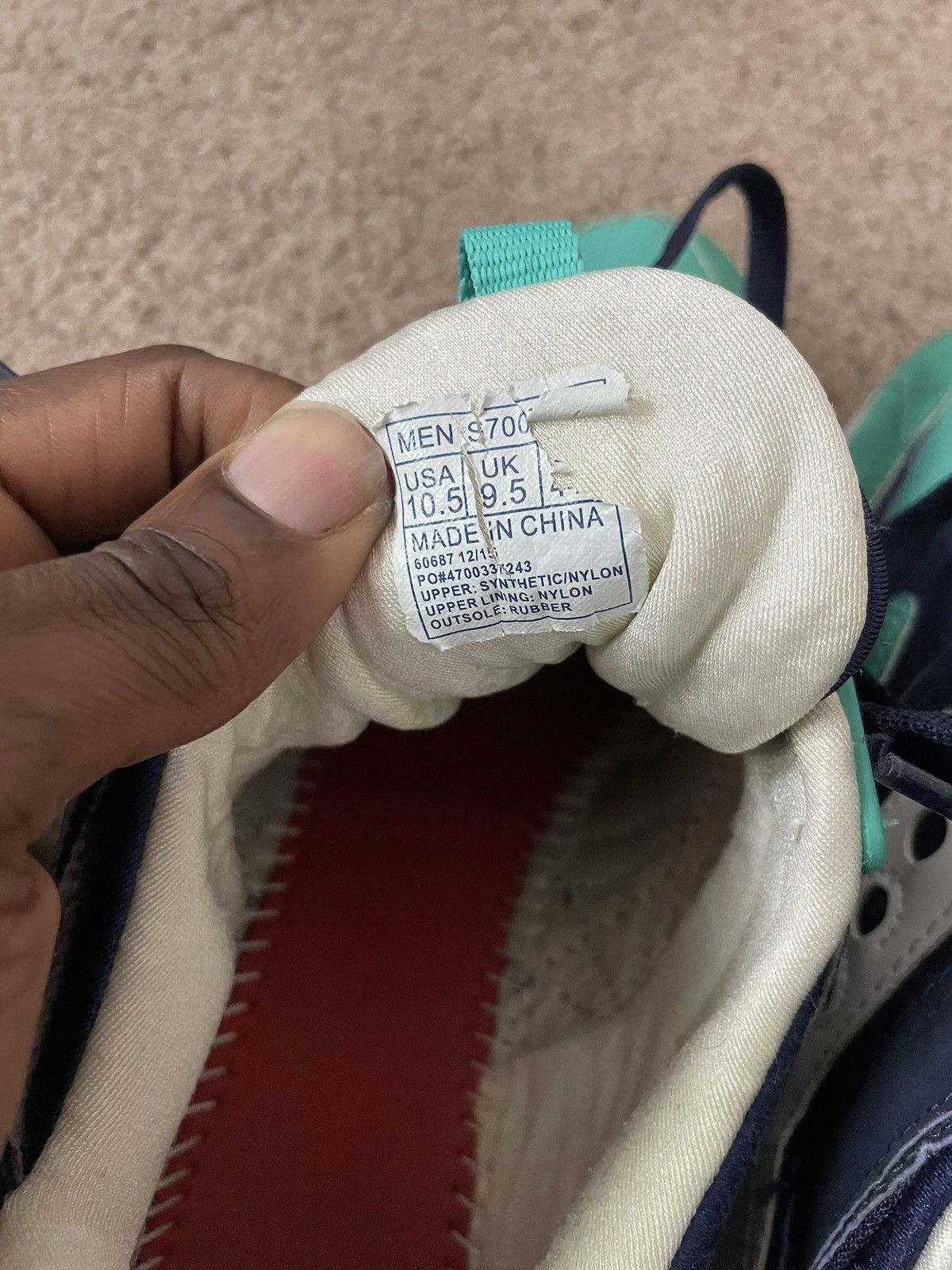 Saucony SAUCONY Grid 9000 “Navy Green” Size US 10.5 / EU 43-44 - 8 Thumbnail