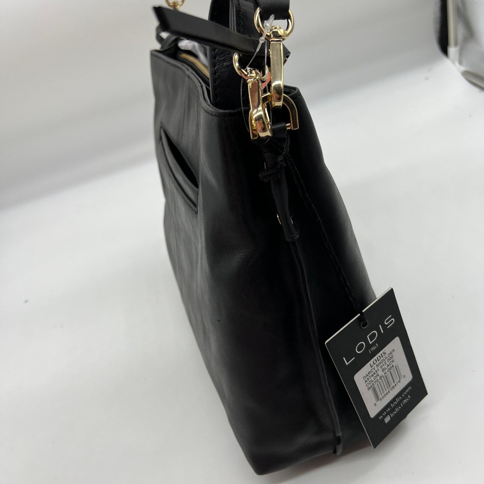 Other LODIS Womens Purse Glazed Leather Darcy Shoulder Size ONE SIZE - 3 Thumbnail