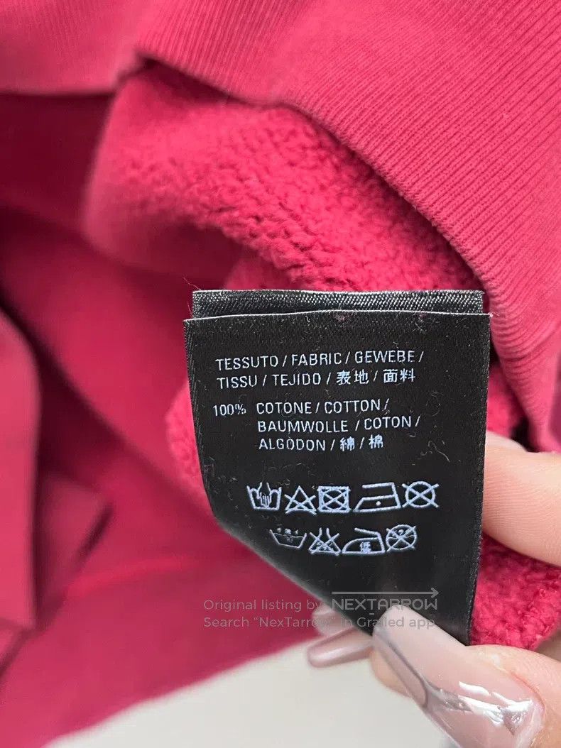 Balenciaga Balenciaga Chest Logo Letter Sweater - Red Size US M / EU 48-50 / 2 - 7 Thumbnail