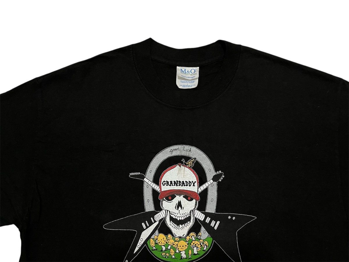 Band Tees × Vintage Vintage Rare Grandaddy Band Skull & Crossed Guitars T-shirt Size US L / EU 52-54 / 3 - 3 Thumbnail