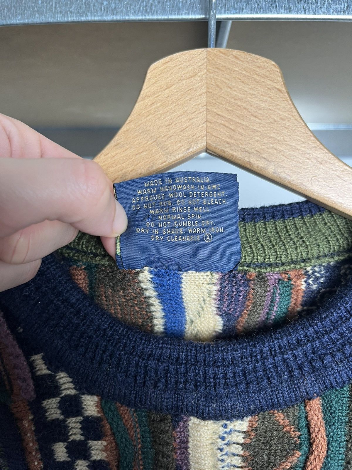 Coogi × Vintage Crazy Vintage Limnos Australia Coogi Style 3D Knit