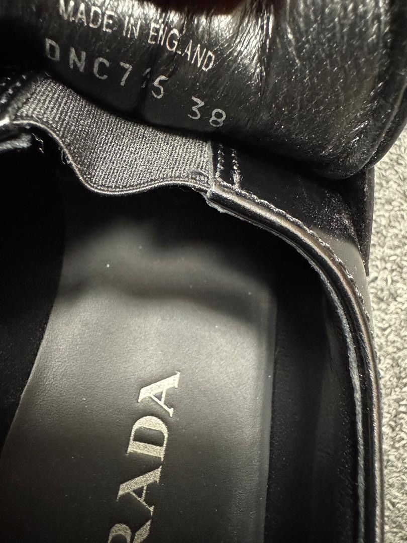 Prada Prada Leather Loafer Black Size US 5.5 / EU 38 - 5 Thumbnail