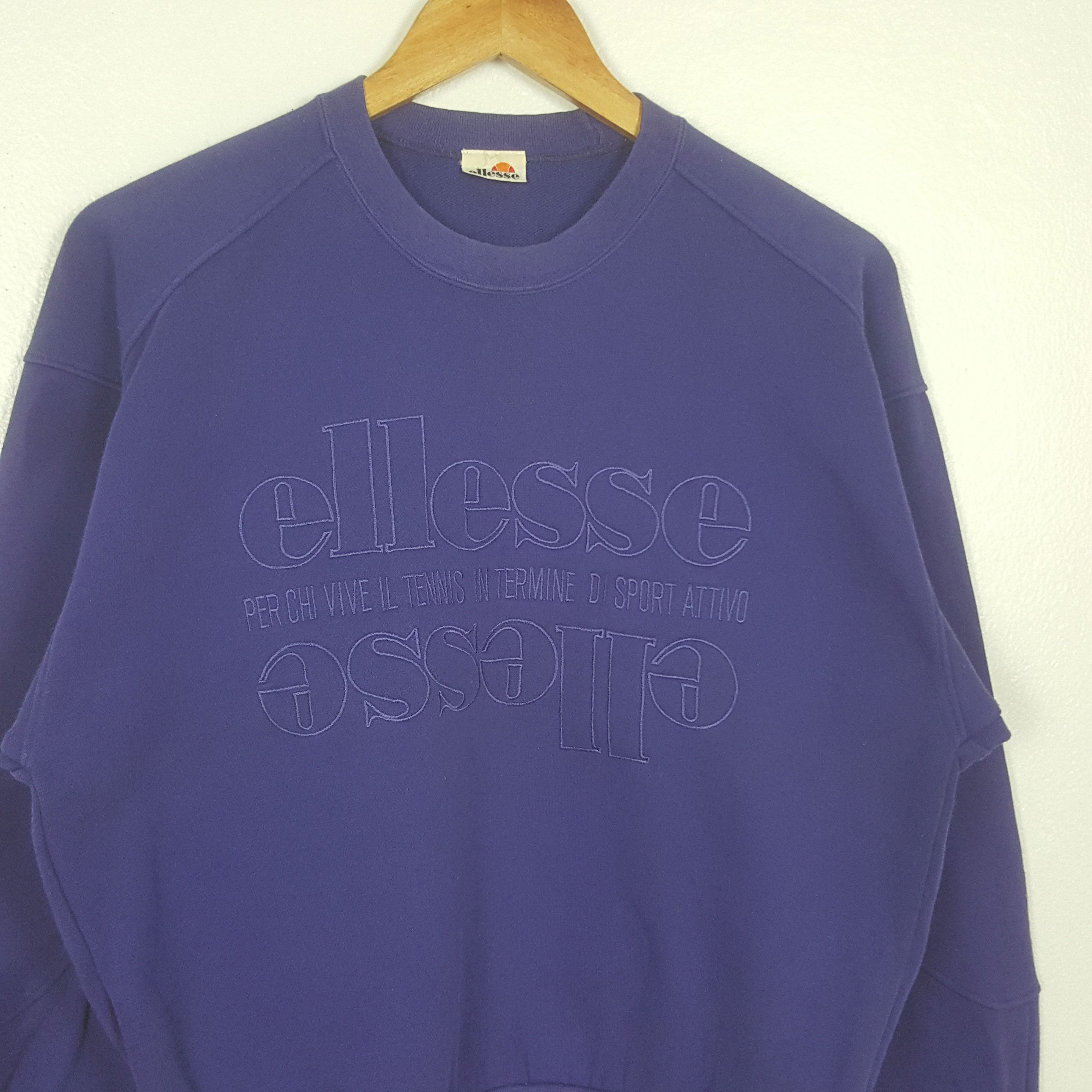 Ellesse Vintage Ellesse Embroidery Logo Sweatshirt C313N5 Size US S / EU 44-46 / 1 - 2 Thumbnail