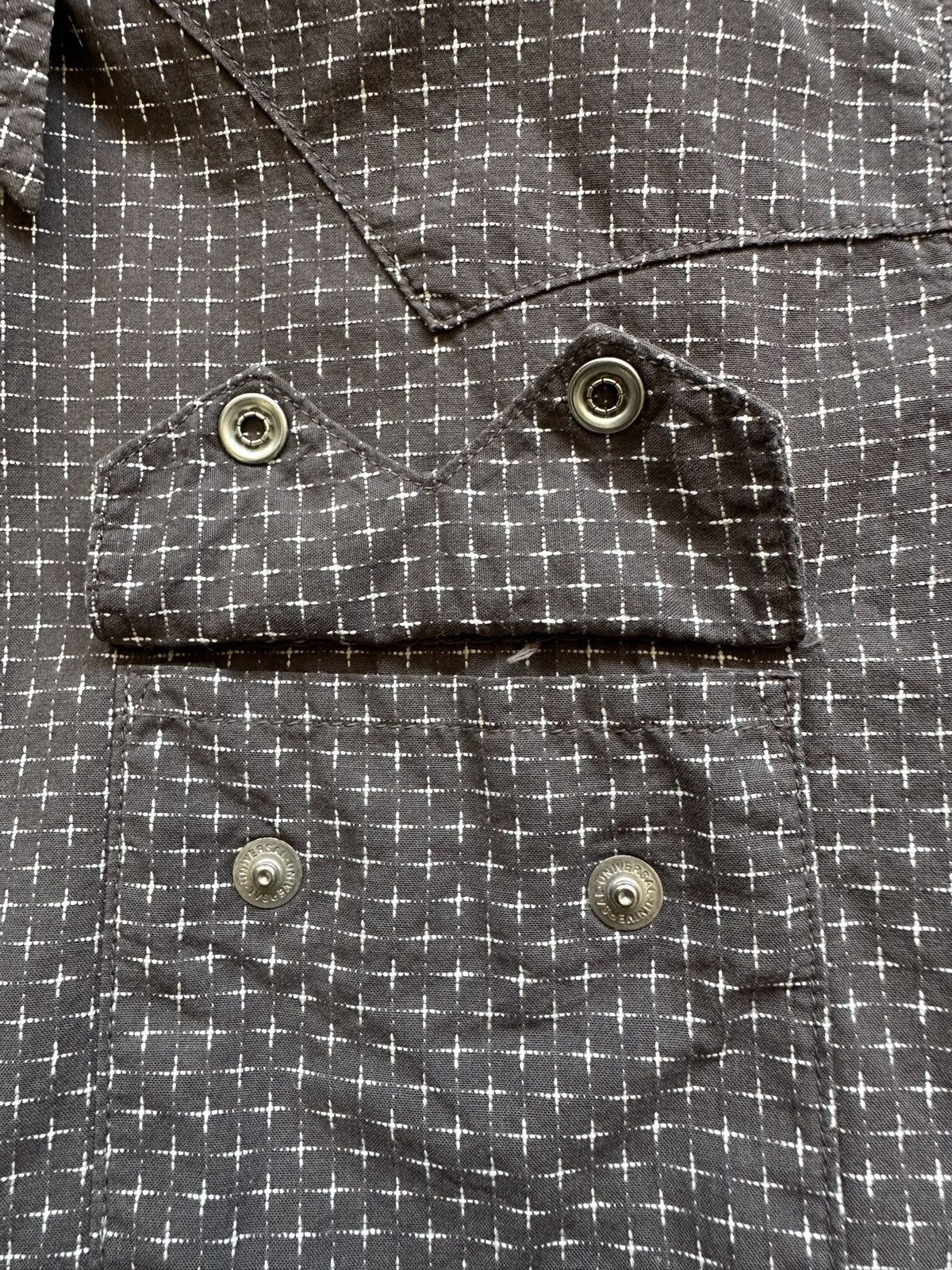 Warehouse & Co. 2010’s Doubleworks by Warehaouse sashiko western shirt Size US M / EU 48-50 / 2 - 16 Thumbnail