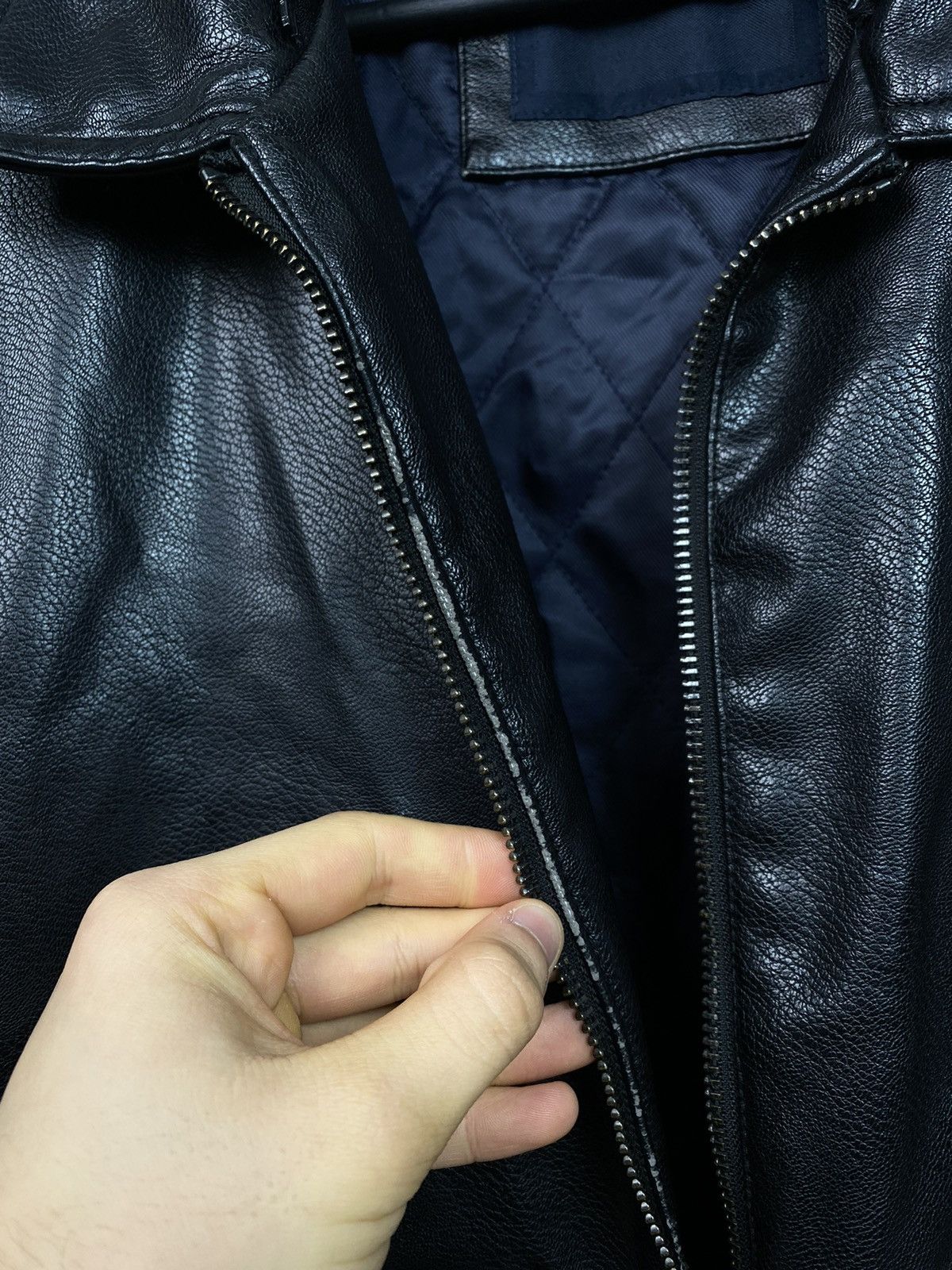 Tommy Hilfiger Rare Tommy Hilfiger Aviator Top Gun jacket Faux leather L Size US L / EU 52-54 / 3 - 12 Thumbnail