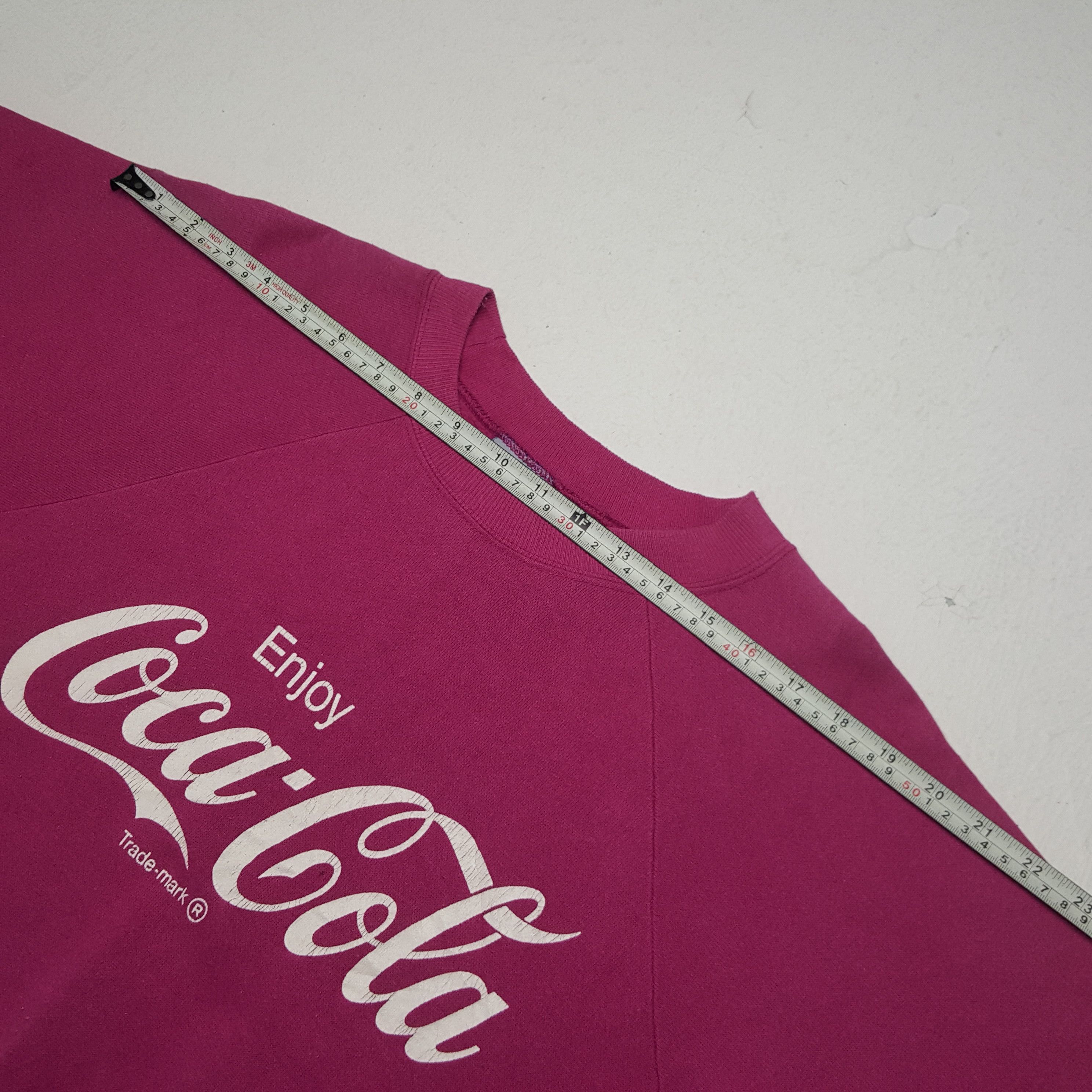 Coca Cola × Vintage Vintage Enjoy Coca Cola American Soda Drink Promo Sweatshirt Size US L / EU 52-54 / 3 - 5 Thumbnail