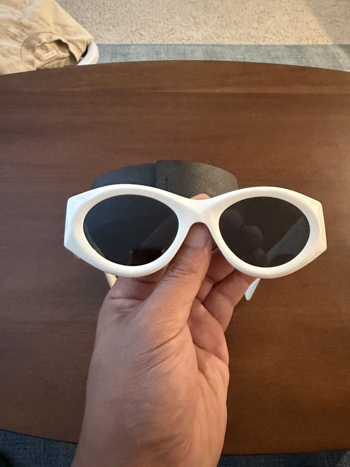 Prada Prada Round Sunglasses Size ONE SIZE - 1 Thumbnail