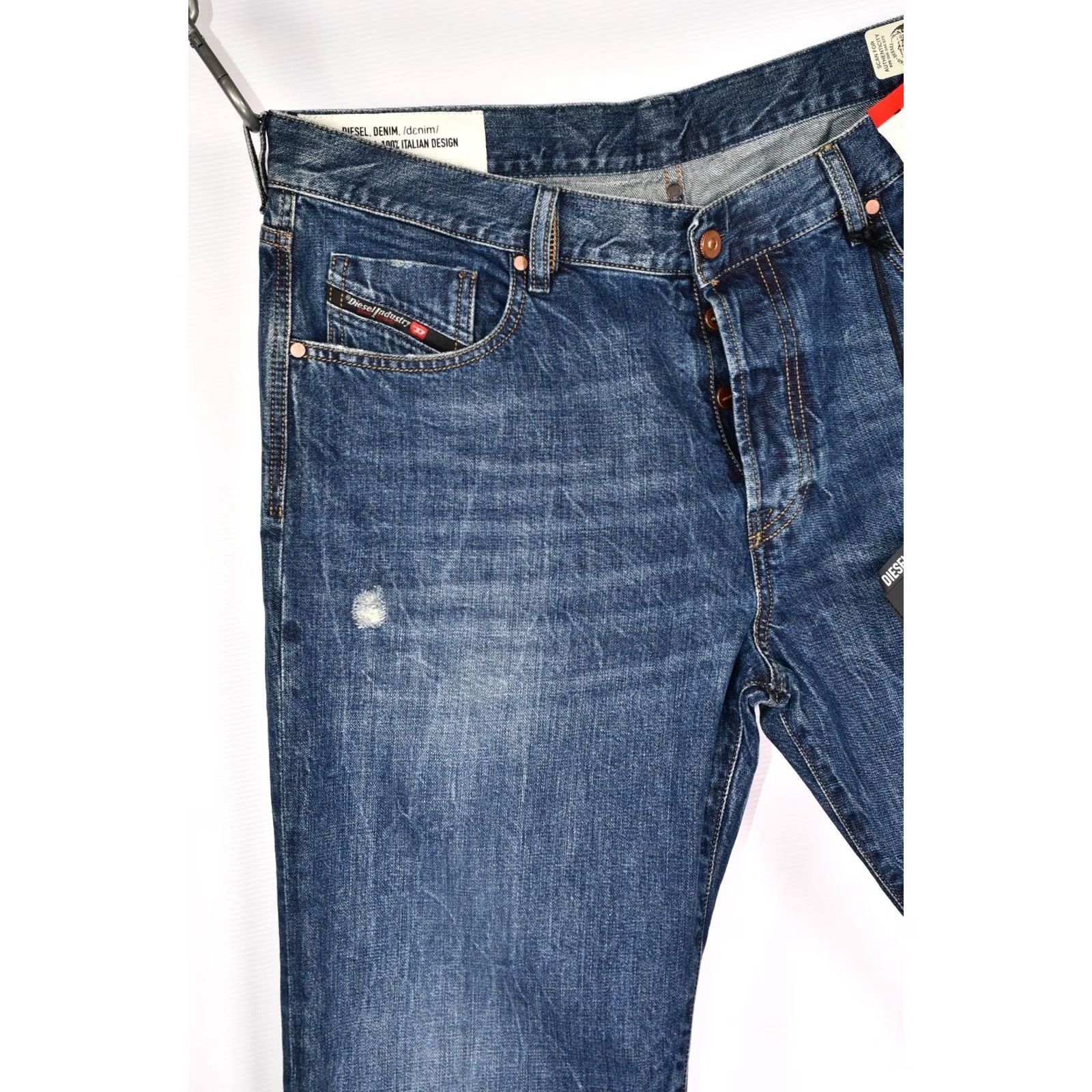 Diesel Diesel Mharky 080AG Slim Skinny Jeans 38 W Blue L32 Men Denim Slim Jeans" Size US 38 / EU 54 - 6 Thumbnail