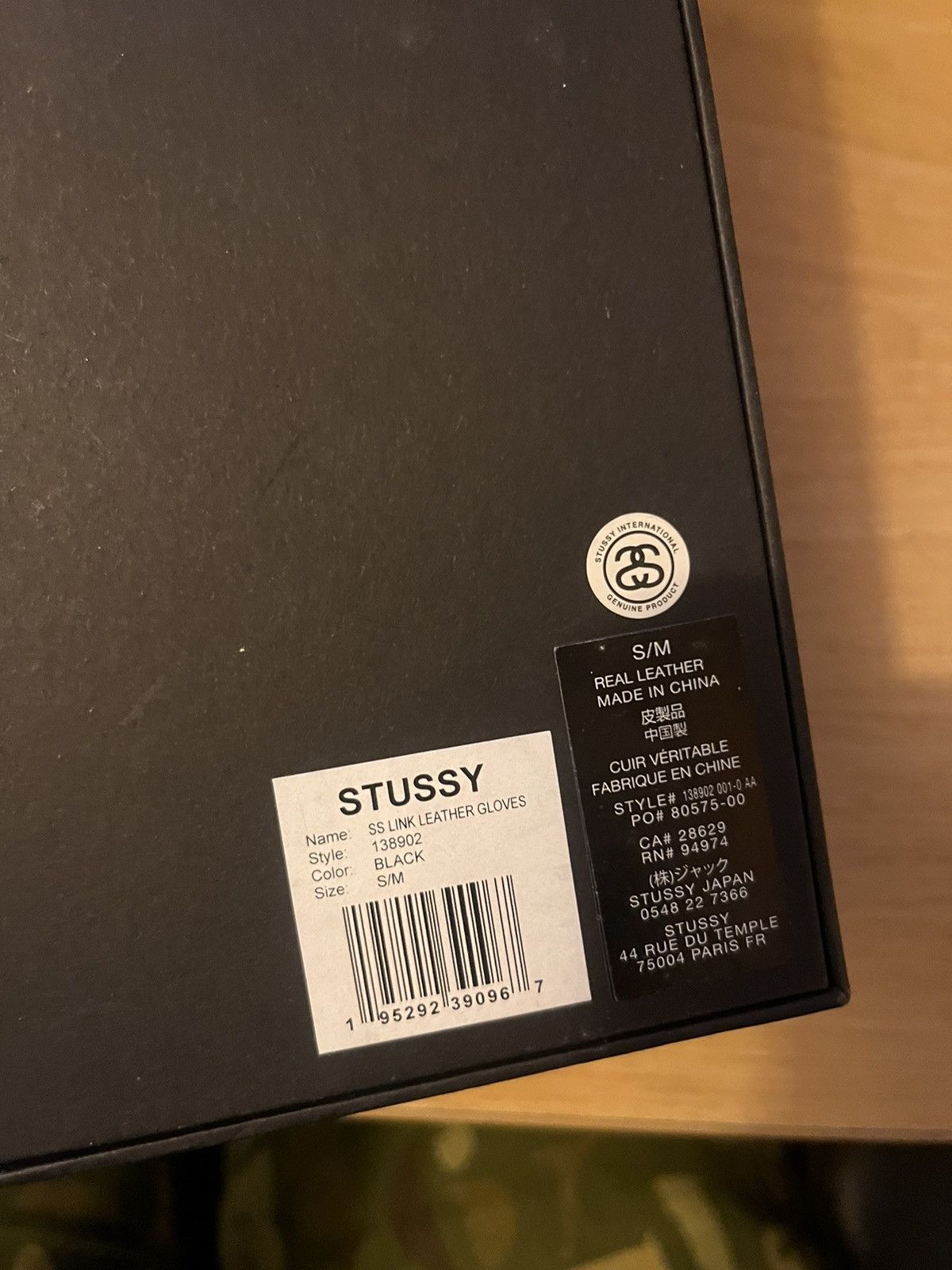 廉価版 Stussy SS LINK LEATHER GLOVES - メンズ