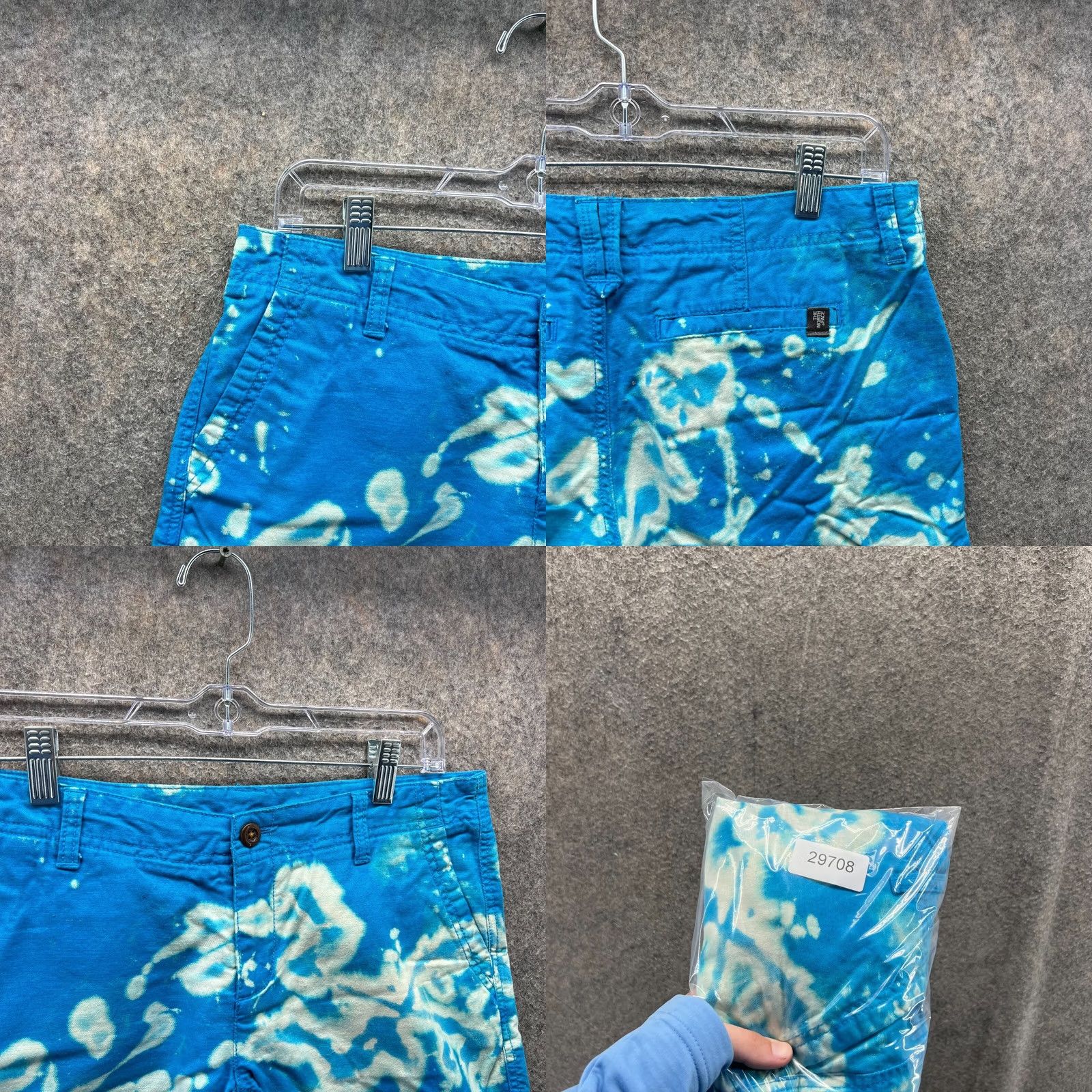The North Face The North Face Shorts Womens 6 Light Blue Chino Flat Front Canvas Cotton Hiking Size 28" / US 6 / IT 42 - 8 Thumbnail