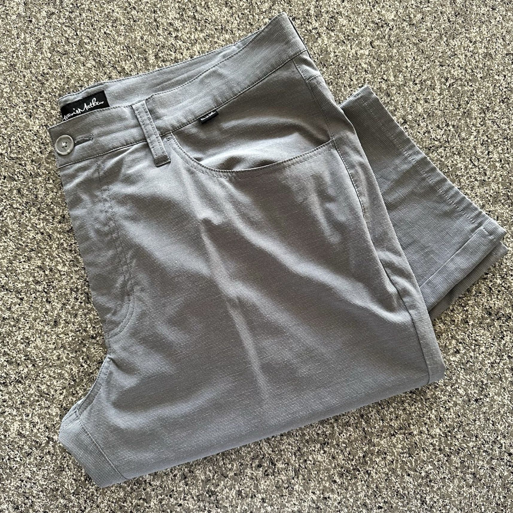 TravisMathew Travis Mathew Pants Mens 36x28 Chino Flat Front Gray Stretch 78928 Size US 36 / EU 52 - 2 Thumbnail