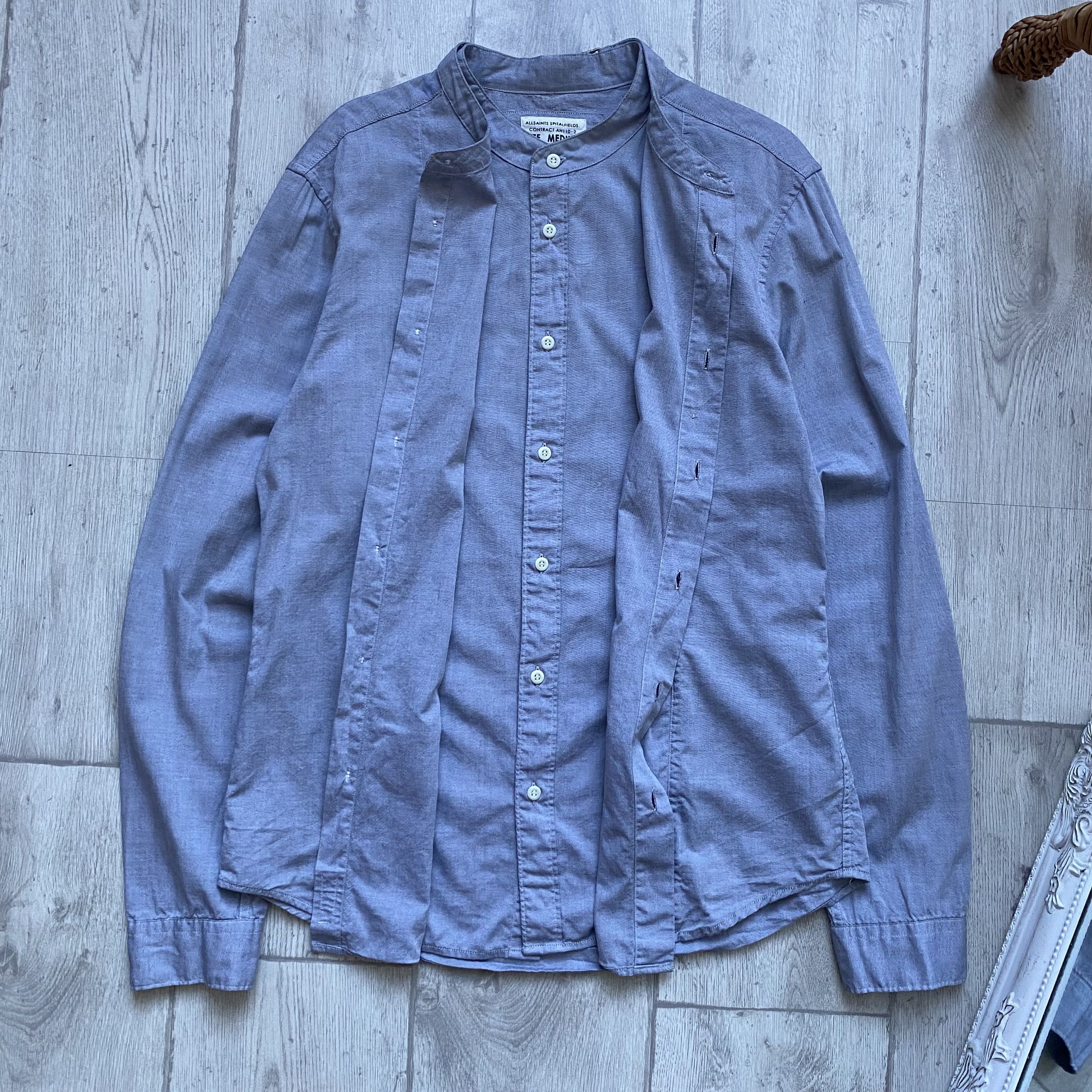 Allsaints ❗️ RARE AllSaints Redondo Luxury Long Sleeve ButtonUp Shirt Size US M / EU 48-50 / 2 - 10 Thumbnail