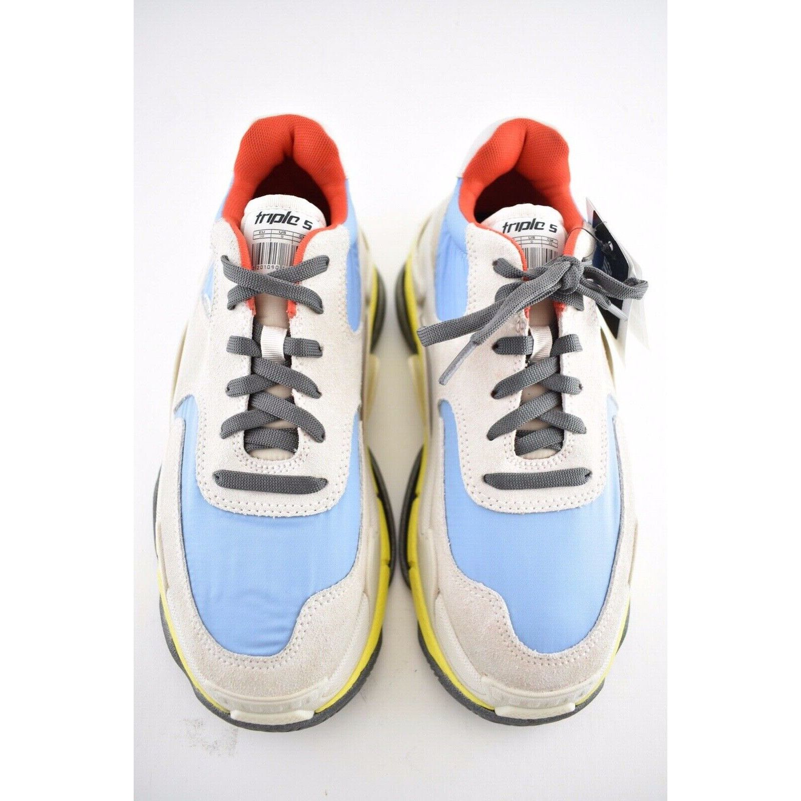 Balenciaga Triple S V2 Suede Nylon Speed Flat Trainer Sneaker 39 Size US 9 / IT 39 - 5 Thumbnail